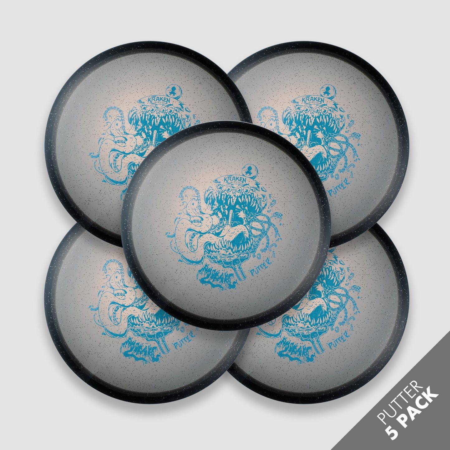 Mimic Black Jelly Putter Pack with Blue Foil