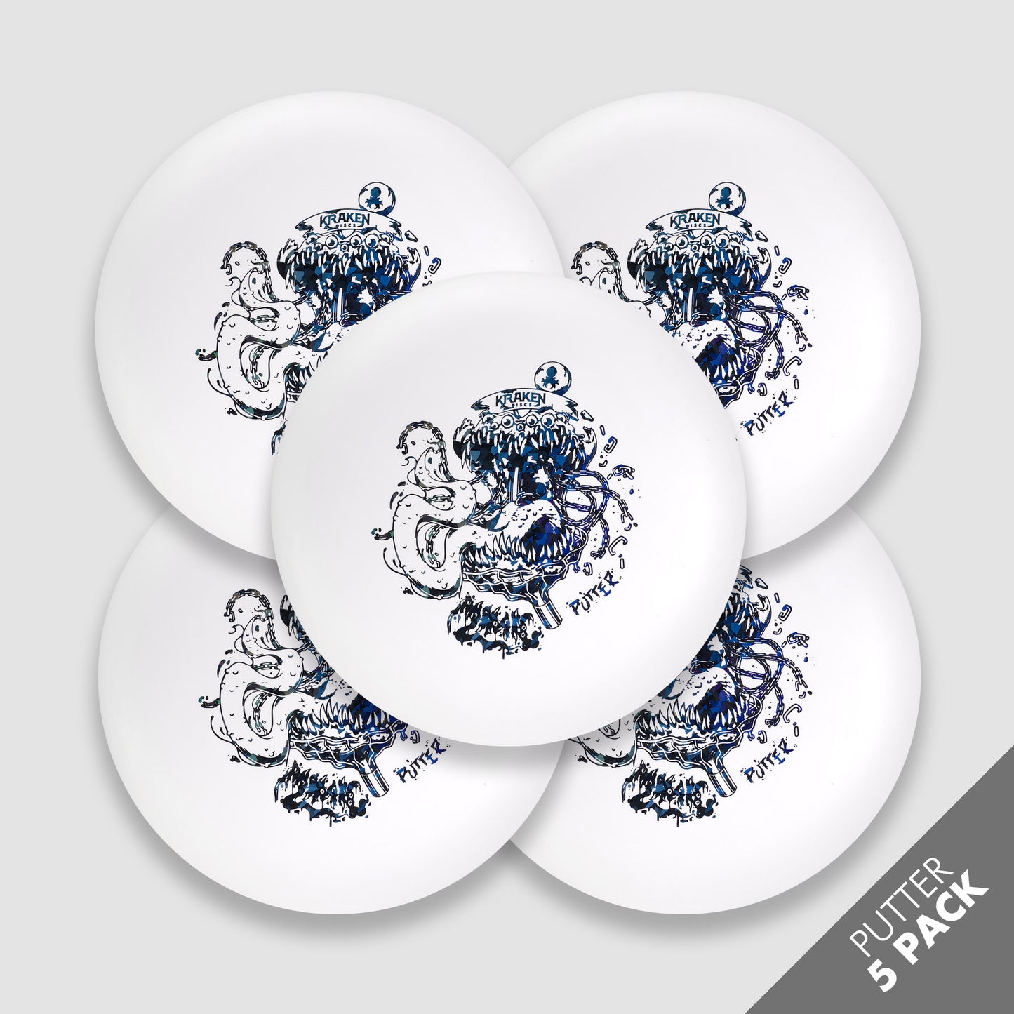 Mimic White Dwarven Putter Pack with Black Foil