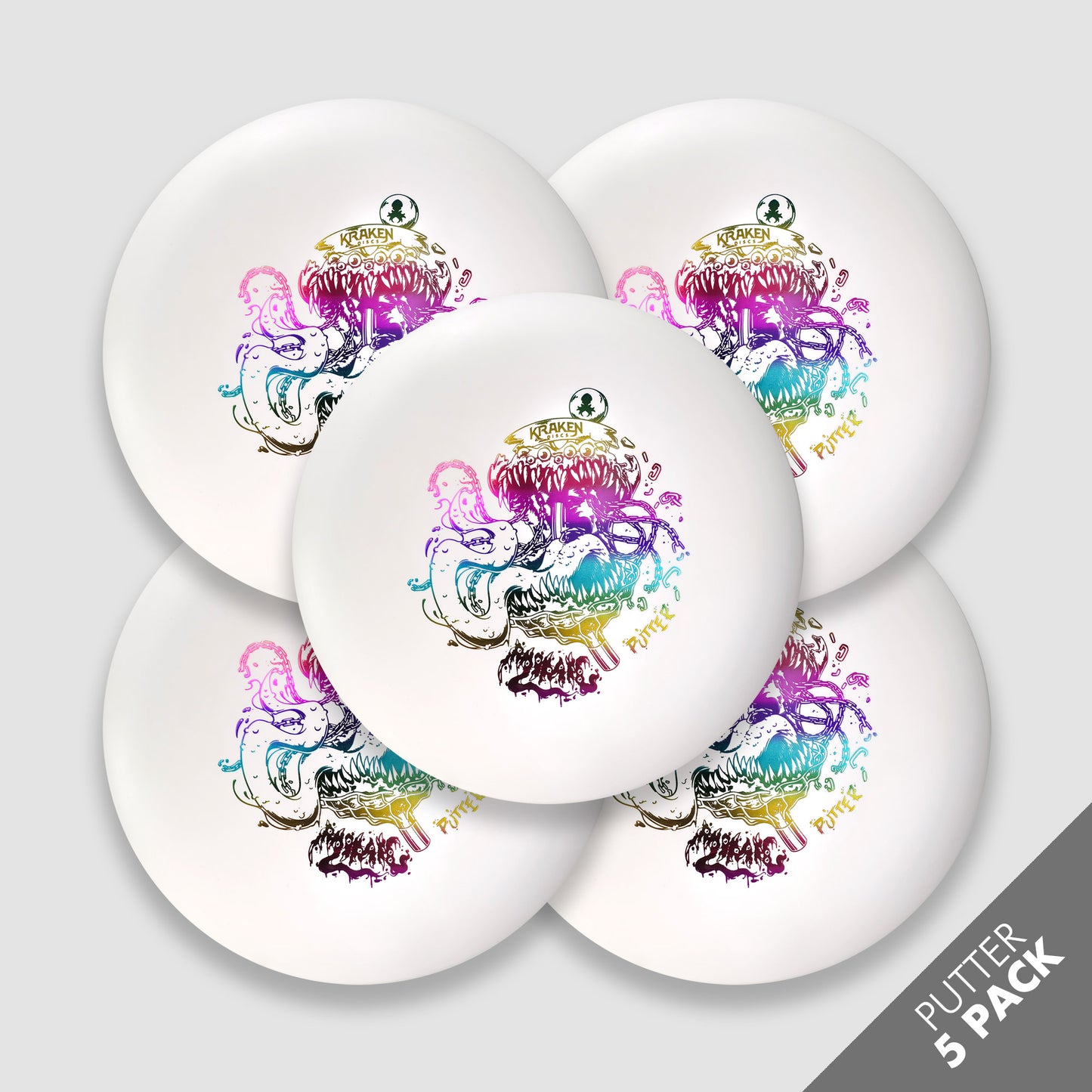 Mimic White Dwarven Putter Pack with Rainbow Foil
