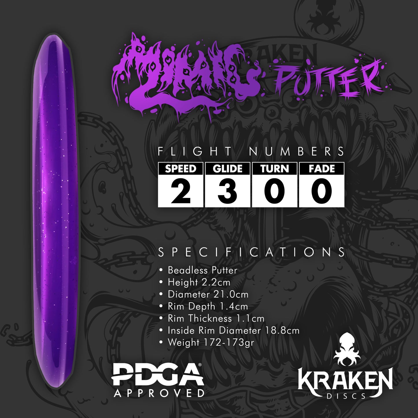 Mimic Purple Jelly Putter Pack Complete Foil Bundle