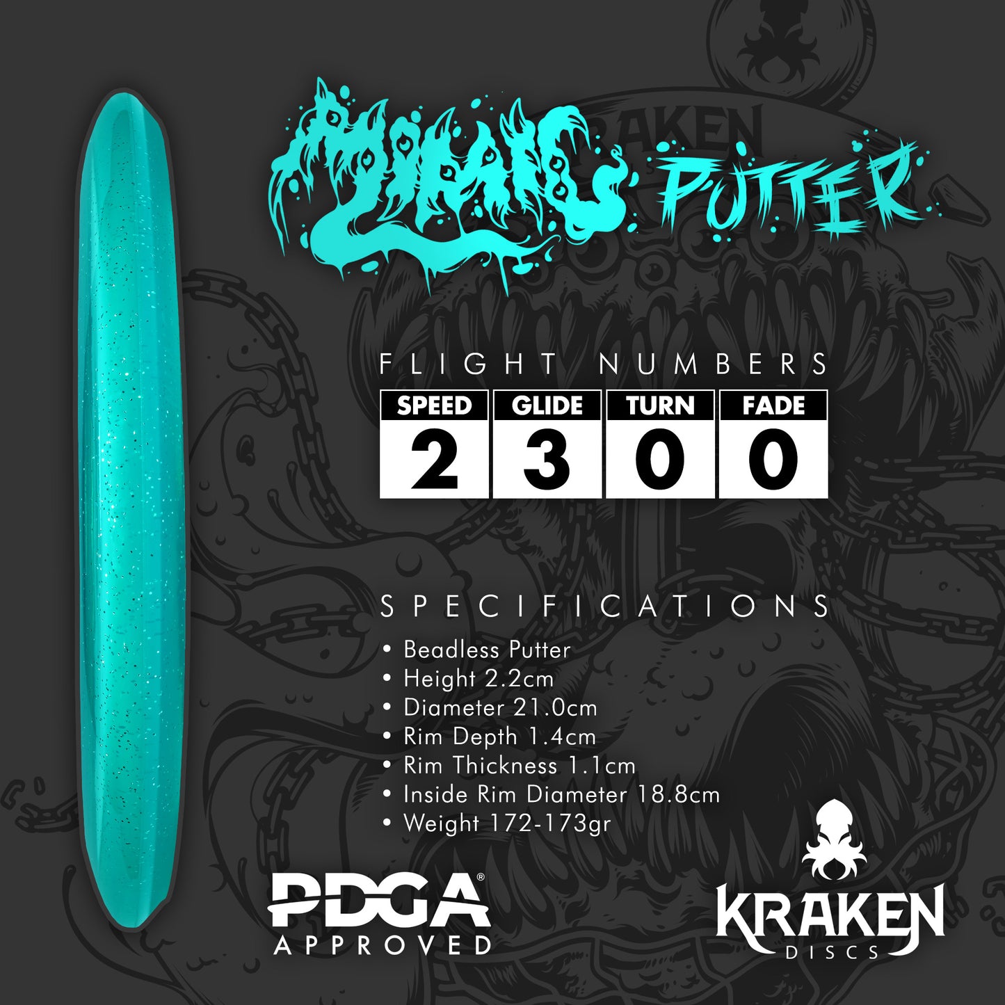 Mimic Teal Jelly Putter Pack Complete Foil Bundle