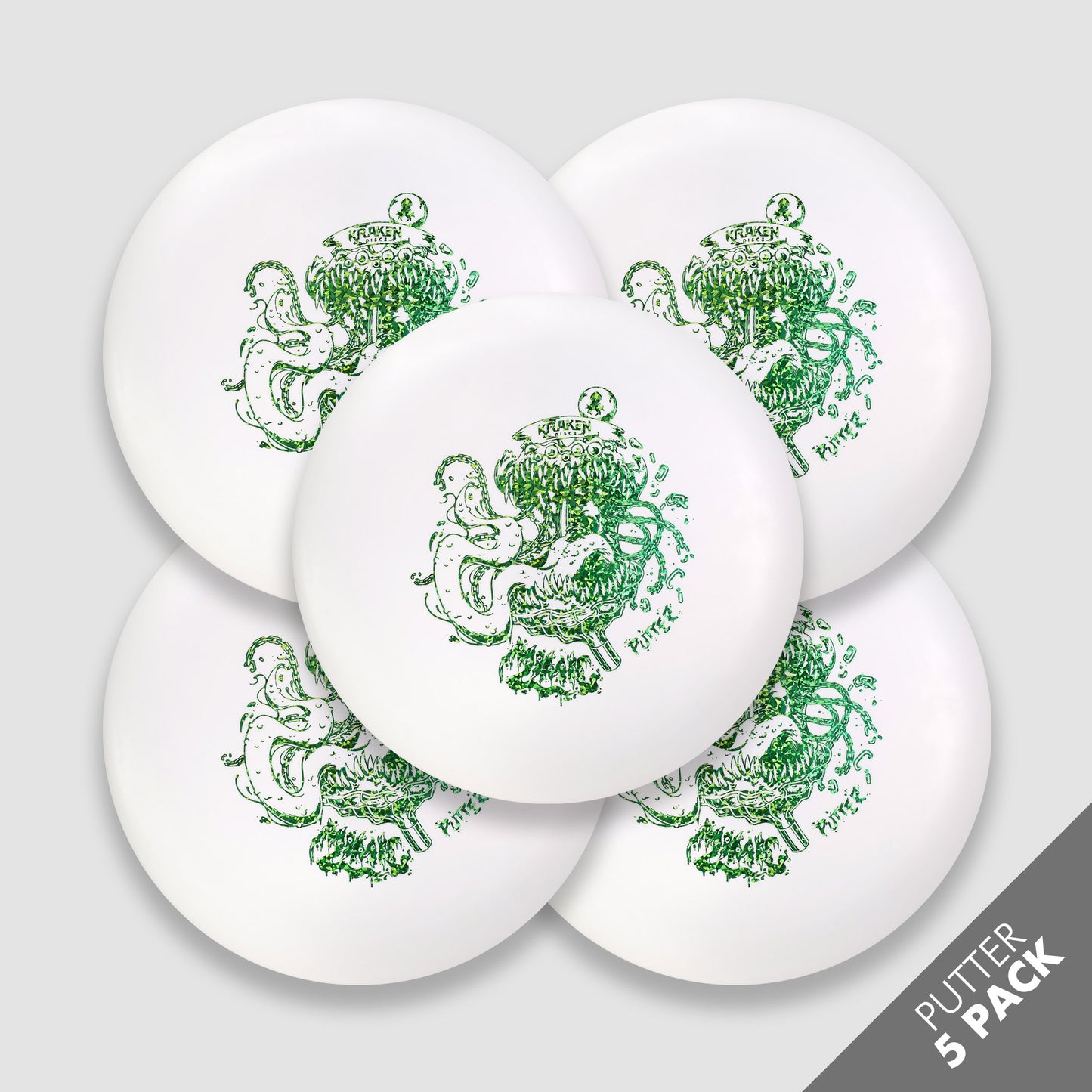 Mimic White Dwarven Putter Pack with Green Foil