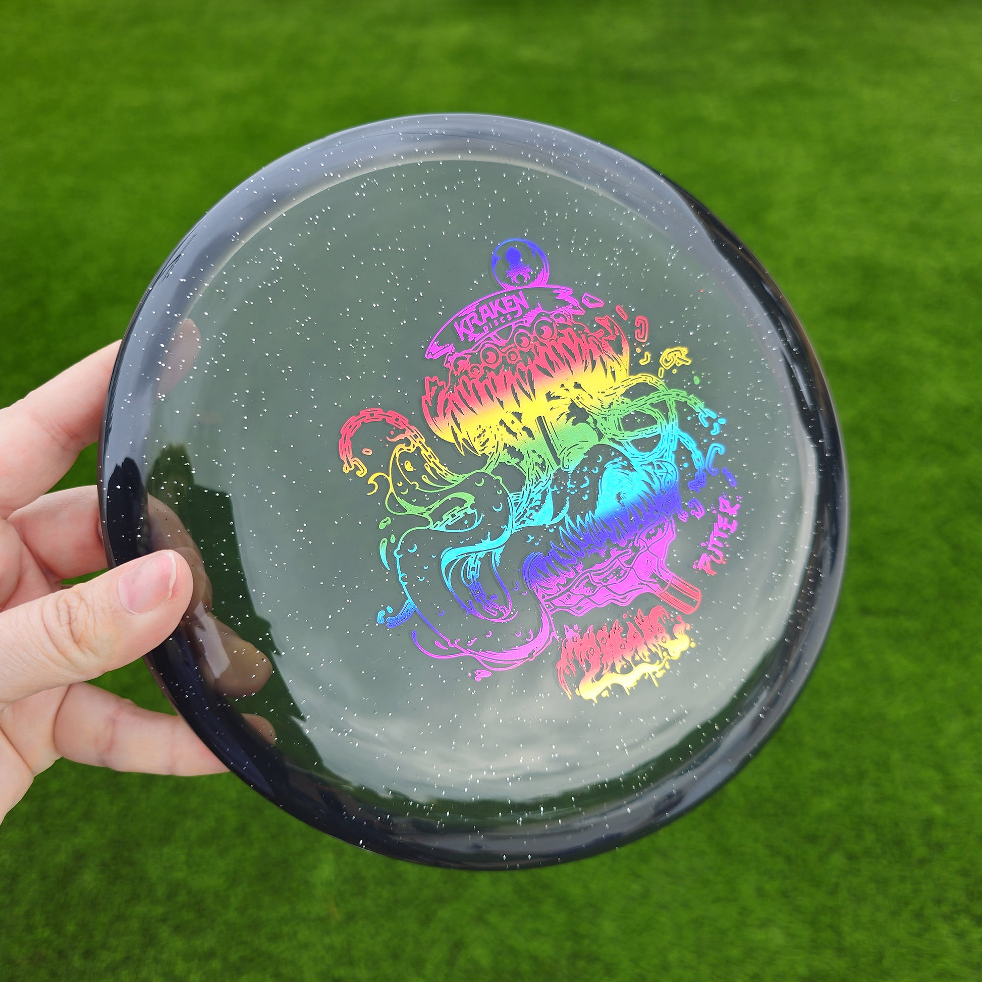 Mimic Black Jelly Putter with Rainbow Foil