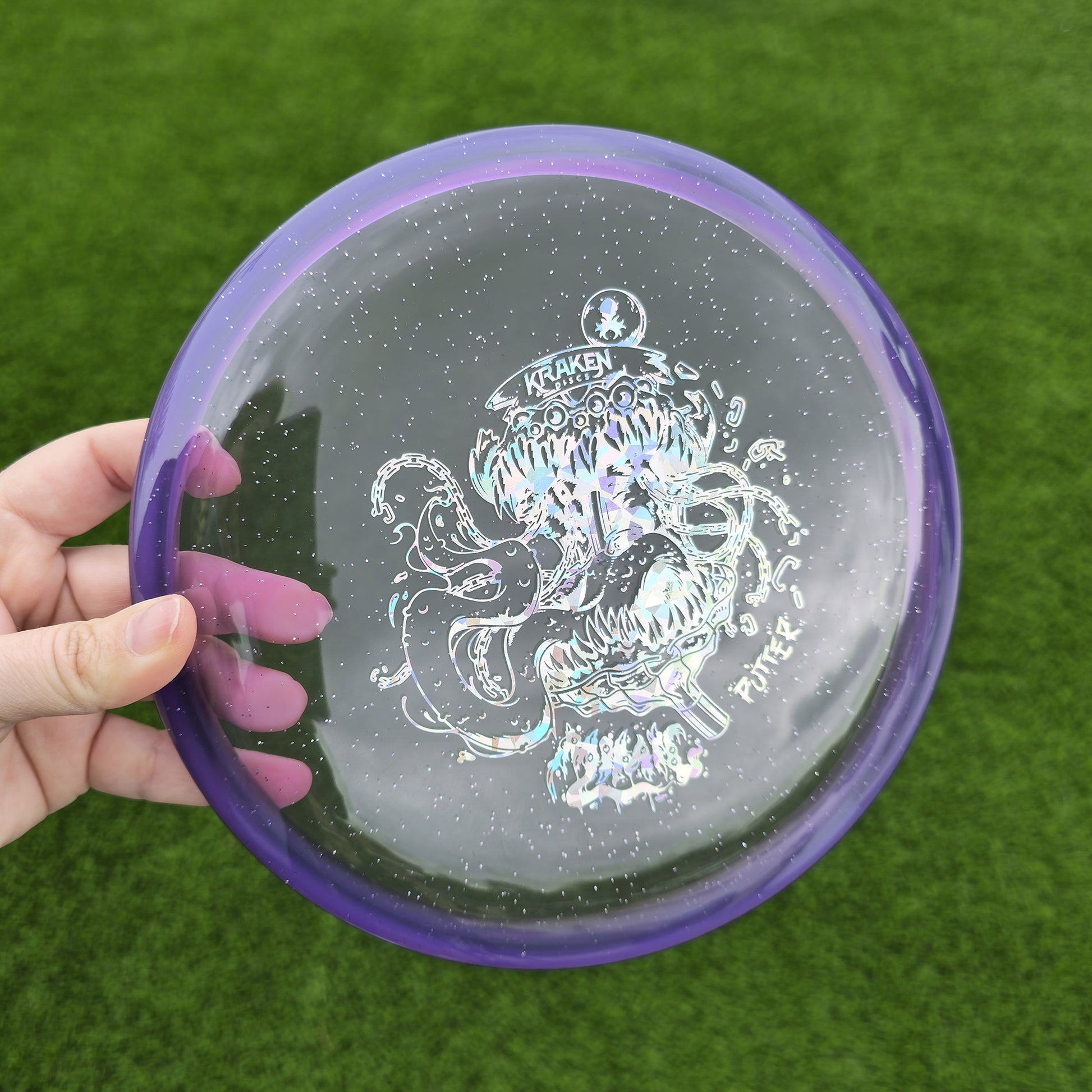 Mimic Purple Jelly Putter with Silver Foil